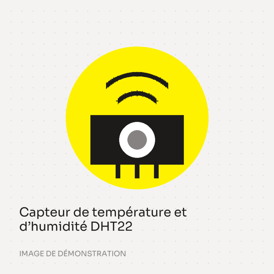 Capteur de température et d’humidité DHT22