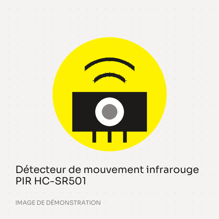 Détecteur de mouvement infrarouge PIR HC-SR501