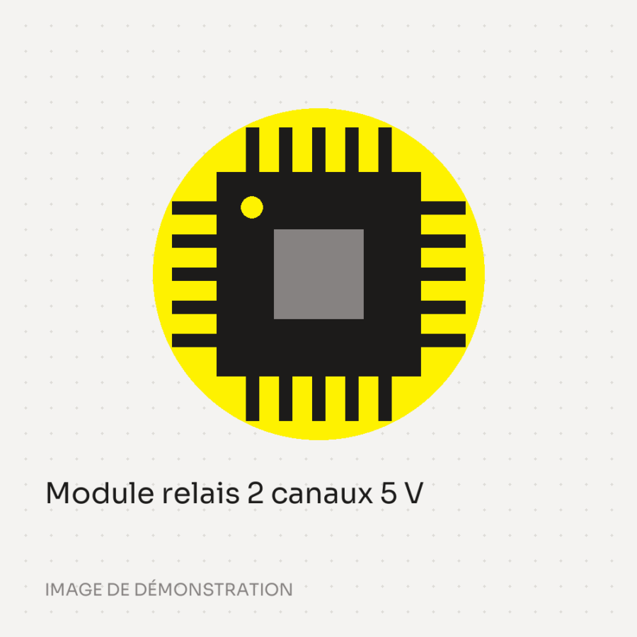 Module relais 2 canaux 5 V