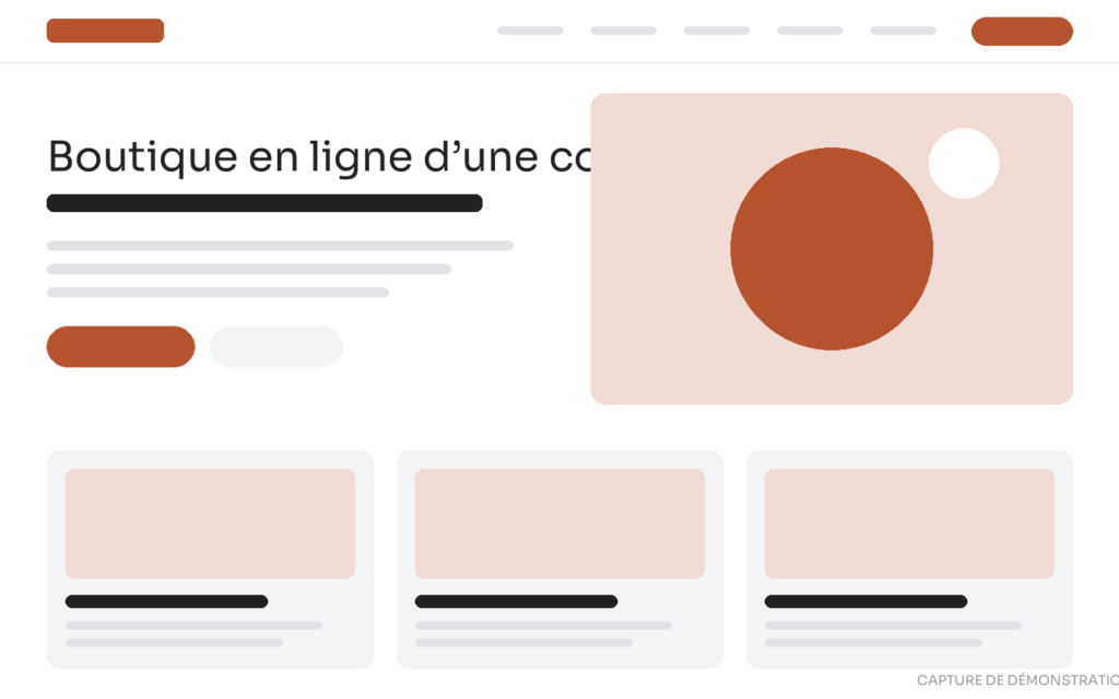 Boutique en ligne d’une coopérative d’artisans