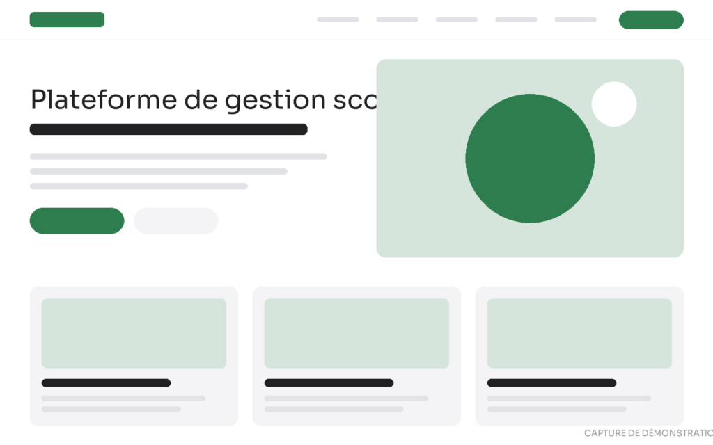 Plateforme de gestion scolaire